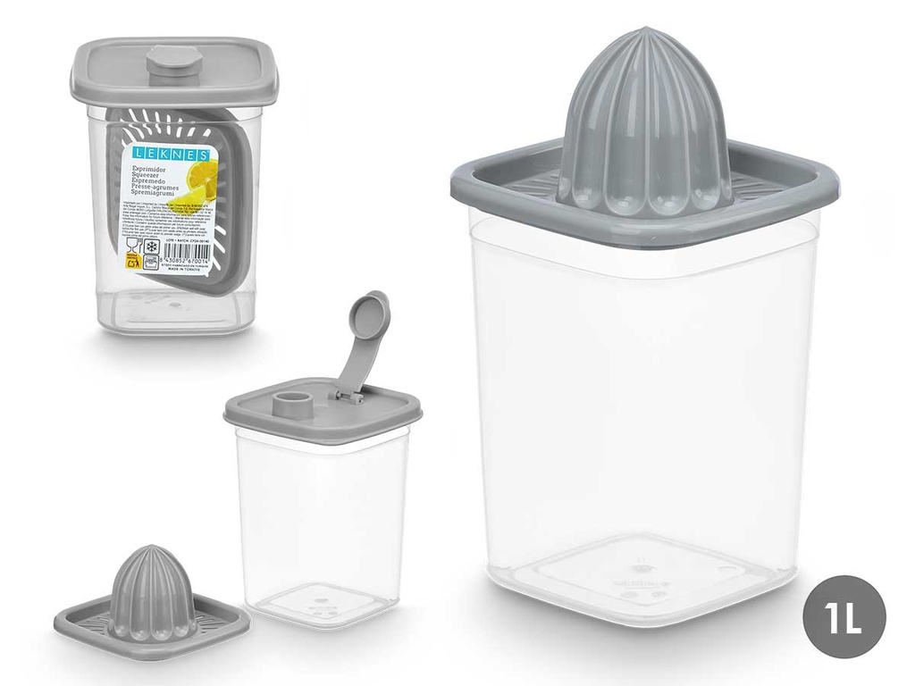 Exprimidor gris 1L: comodidad y funcionalidad para tu cocina