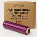 Film Transparente Alimentario Industrial 300mm x 300m