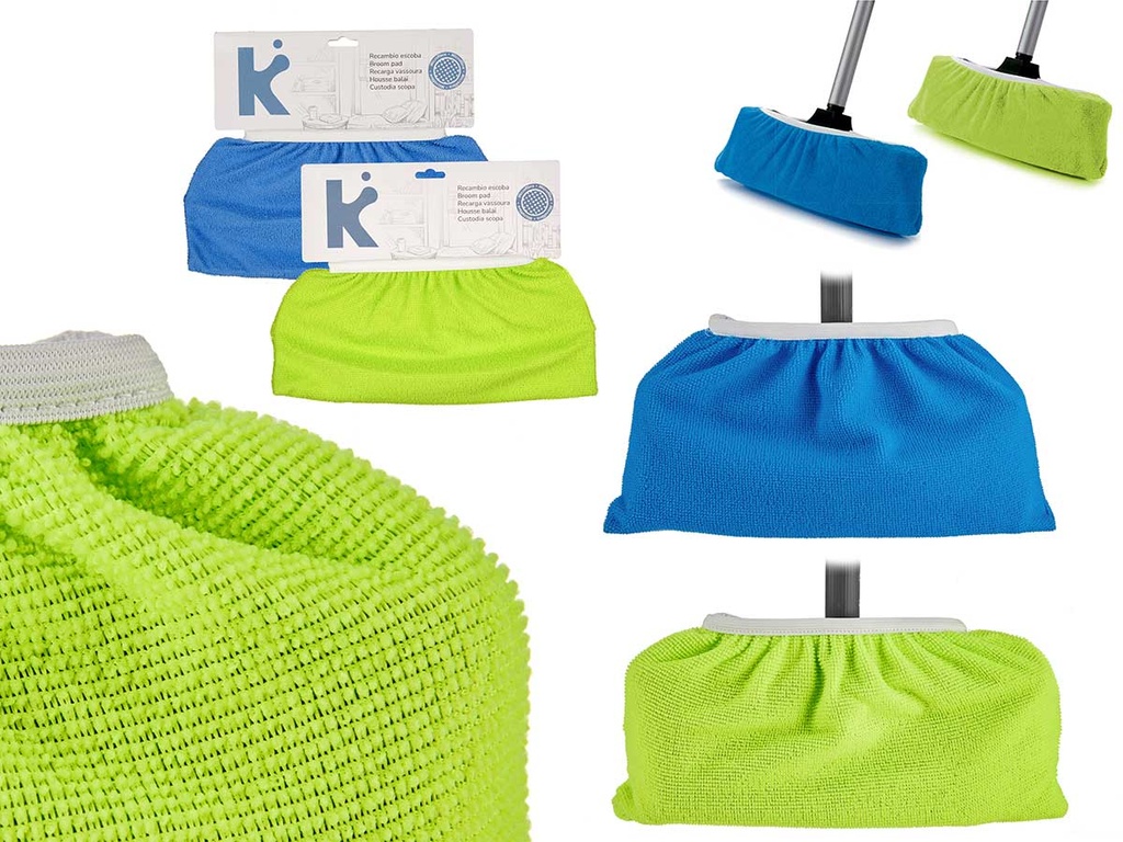 Funda escoba surtida en 2 colores vivos para un hogar vibrante