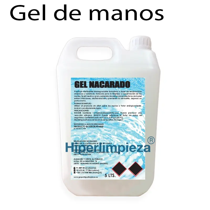 Gel de Manos Nacarado