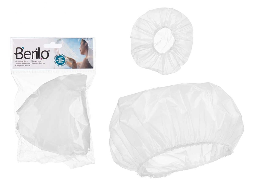 Gorro ducha plástico blanco: Protección y comodidad en la ducha