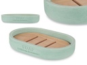 Jabonera resina bambú menta: elegancia y frescura natural