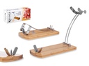 Jamonero bambú 37 cm: Elegancia y resistencia para tu cocina
