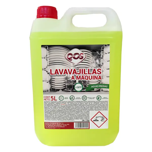 Lavavajillas Máquina Aguas Semiduras