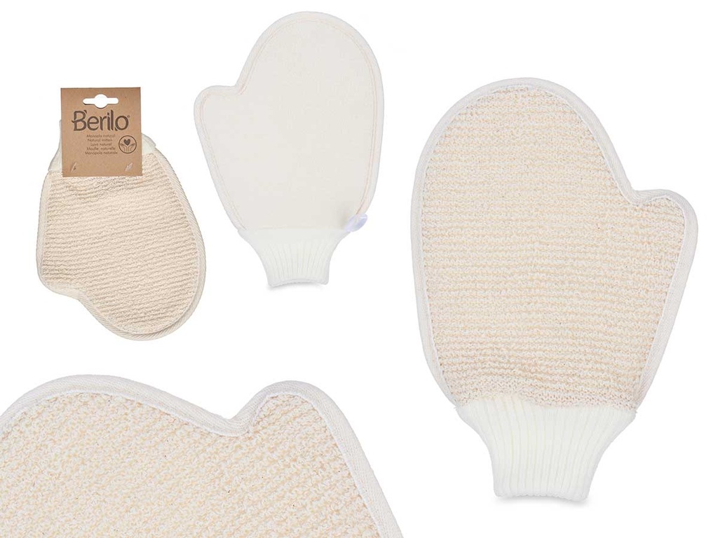 Manopla de tejido ajustable natural para una comodidad superior