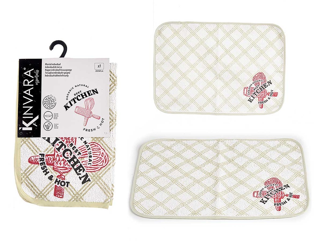 Mantel individual rizo fresh: Elegancia y frescura en tu mesa