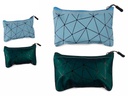 Neceser rectangular pequeño surtido azul y verde para unisex