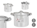 Olla de aluminio 16 cm: ligera y versátil para cocina fácil