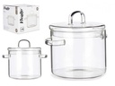 Olla de borosilicato 1800ml: Resistente y Perfecta para Cocinar