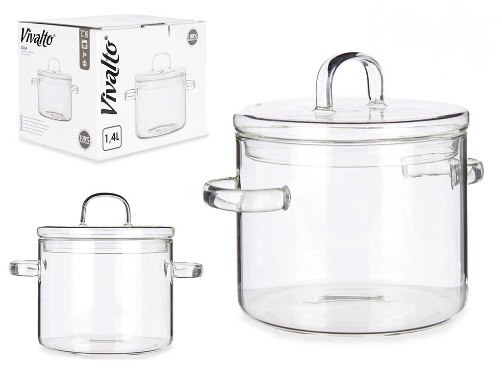 Olla de borosilicato: Resistente, segura y versátil para cocinar