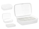 Organizador 8 huecos con tapa blanca: ordena tu espacio fácilmente