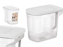 Organizador Asa 2,5 L Transparente Gris: Orden y Estilo en Casa