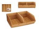 Organizador separador dos bambú: orden y estilo natural para tu hogar