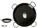 Paellera esmaltada 80 cm, ideal para 40 raciones de sabor auténtico
