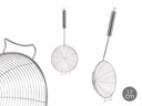 Pala escurridor de acero con soporte: cocina fácil y rápida