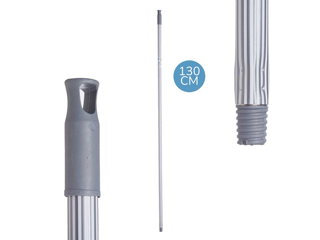 Palo metal rayas gris de 130 cm: ideal para decoración y más