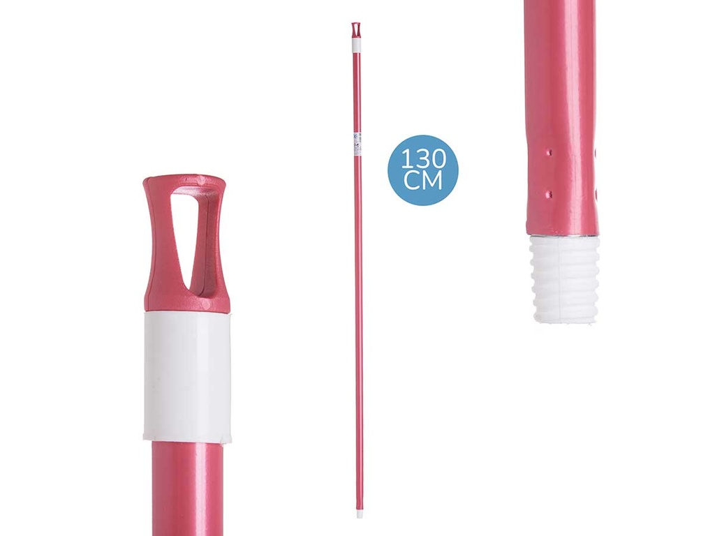 Palo metálico 130 cm rosa: resistencia y estilo en un solo producto