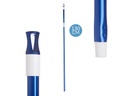 Palo metálico azul de 130 cm: resistencia y estilo garantizados