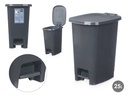 Papelera 25l pedal antracita: Elegancia y comodidad para tu hogar
