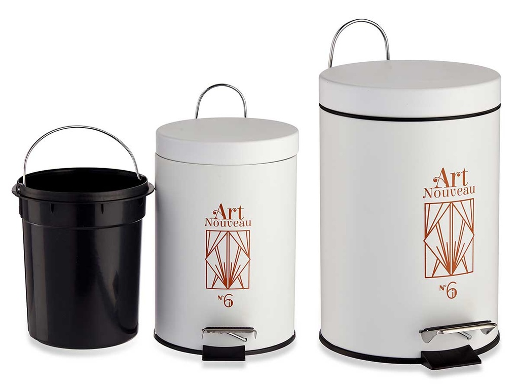 Papelera Art Nouveau 3L: Elegancia y estilo para tu hogar