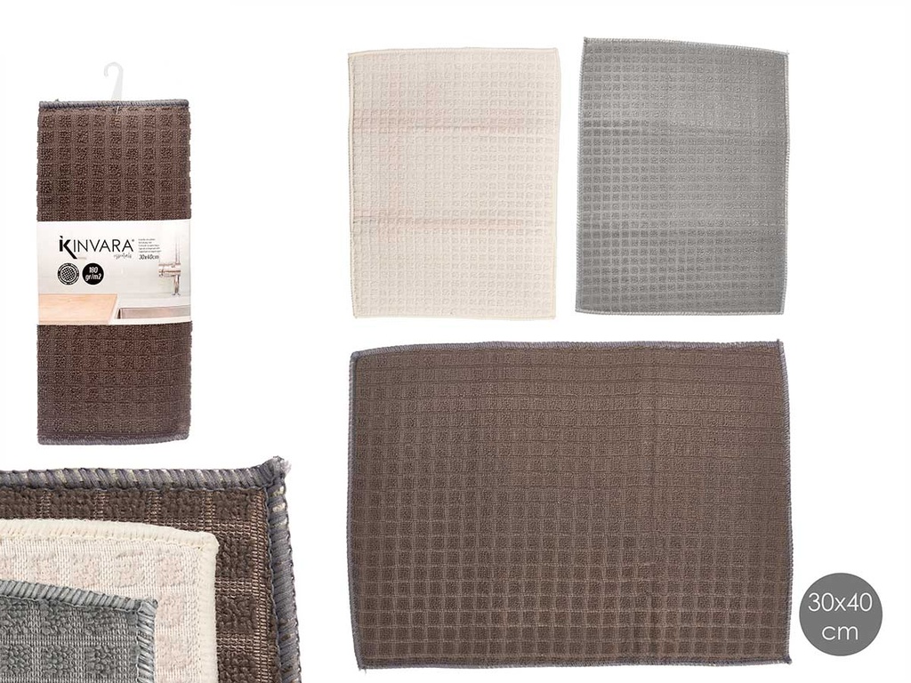 Paño microfibras para banco de cocina, limpieza eficiente y suave