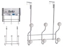 Percha puerta 6 ganchos blanco: organización y estilo en tu hogar