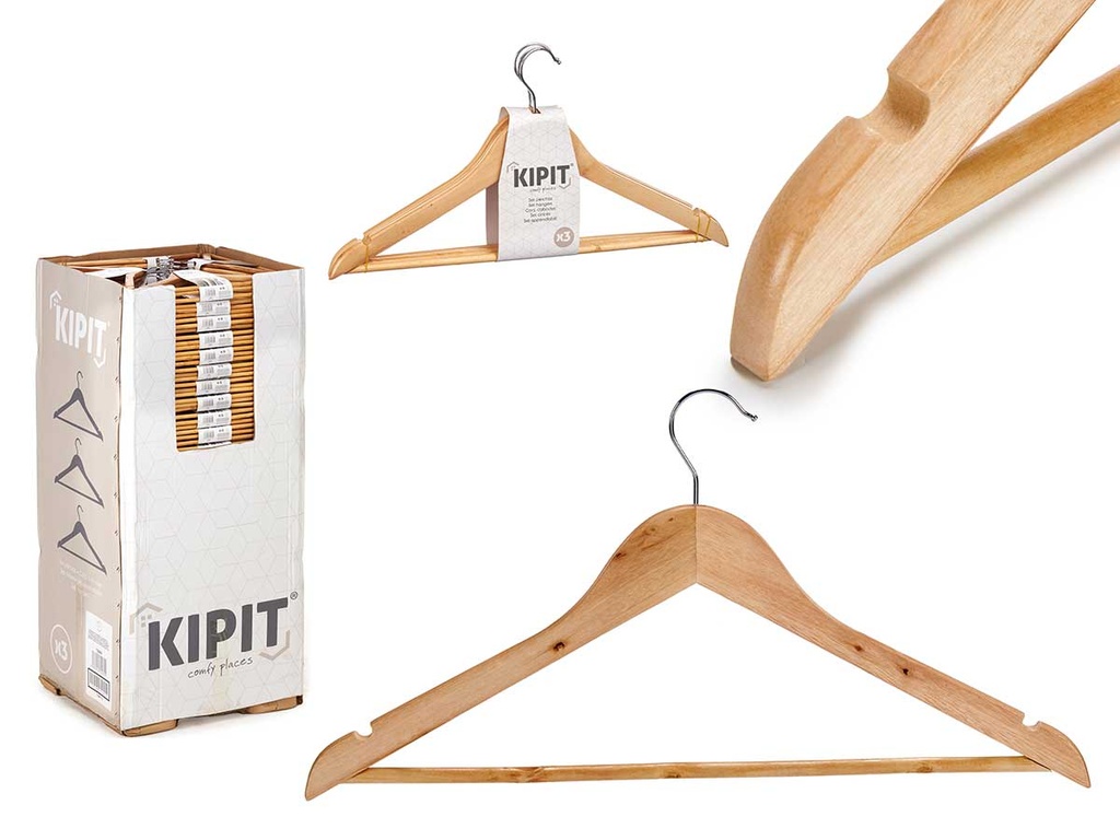 Perchas de madera natural: Elegancia y funcionalidad en tu hogar