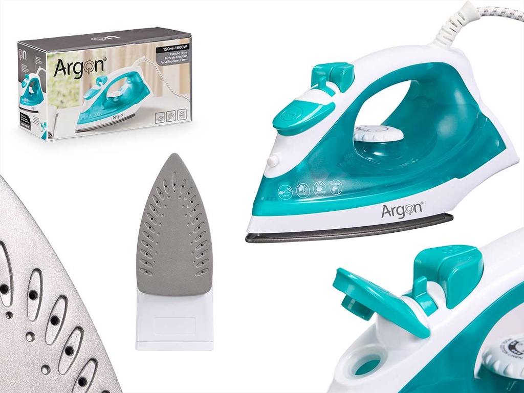Plancha verde 1600w: Rápido calentamiento y excelente planchado