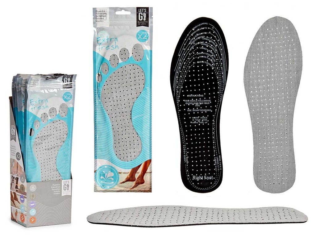 Plantillas extra fresh: comodidad y frescura para tus zapatos