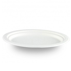 Plato Oval Biodegradable 26 cm