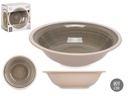 Plato hondo de gres gris con borde: elegancia y funcionalidad