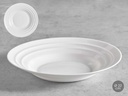 Plato hondo ondas opal 22cm: Elegancia y resistencia para tu mesa