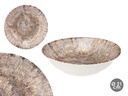 Plato porcelana hondo 21cm explosión de colores y estilo único