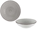 Plato relieve hondo gris: elegancia y funcionalidad para tu mesa