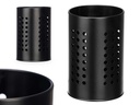 Porta utensilios negro: organización elegante y eficiente en tu cocina