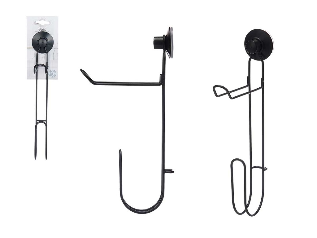 Portarrollo metal negro mate: estilo y funcionalidad para tu baño