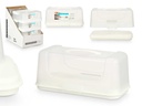 Portatarta rectangular blanco: Elegancia y frescura para tus postres