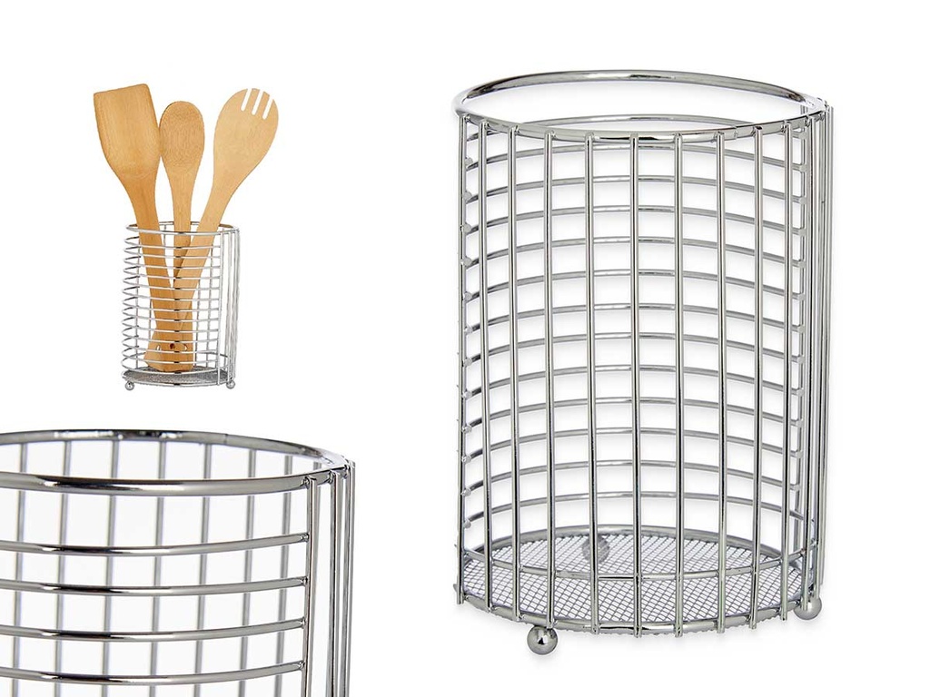 Portautensilios metal cromado: Elegancia y organización en tu cocina