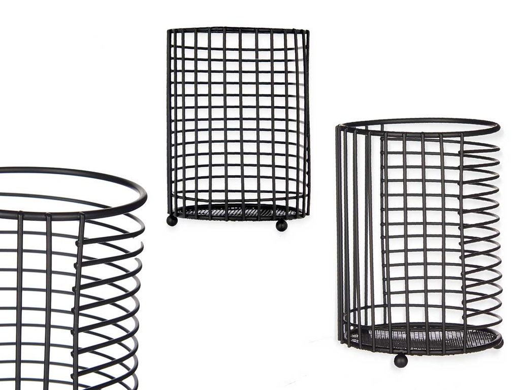 Portautensilios metal negro: Elegancia y organización en tu cocina