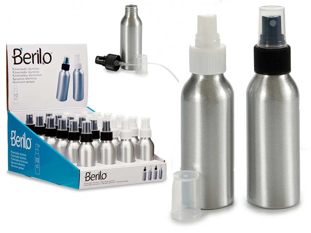 Pulverizador de aluminio 100ml en 2 colores atractivos
