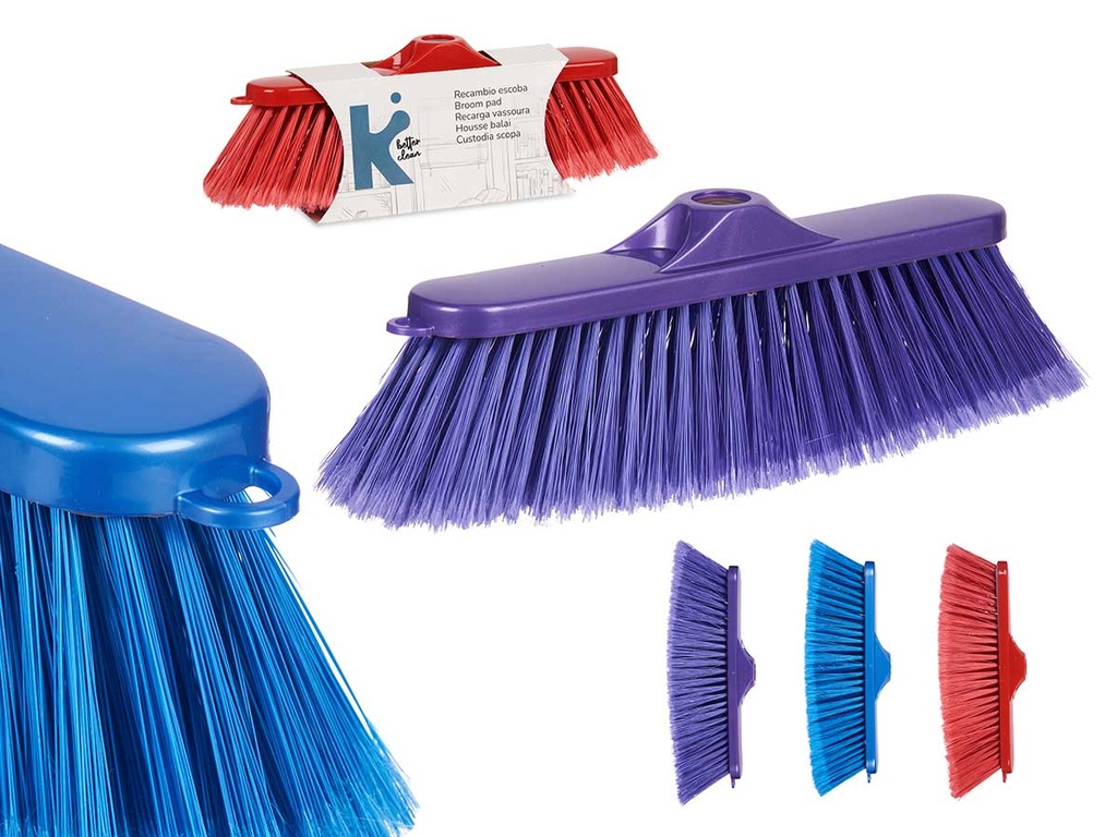 Recambio cepillo surtido en 3 colores oscuros para mayor variedad