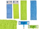 Recambio mopa paño surtido en 2 colores vivos para limpieza eficaz