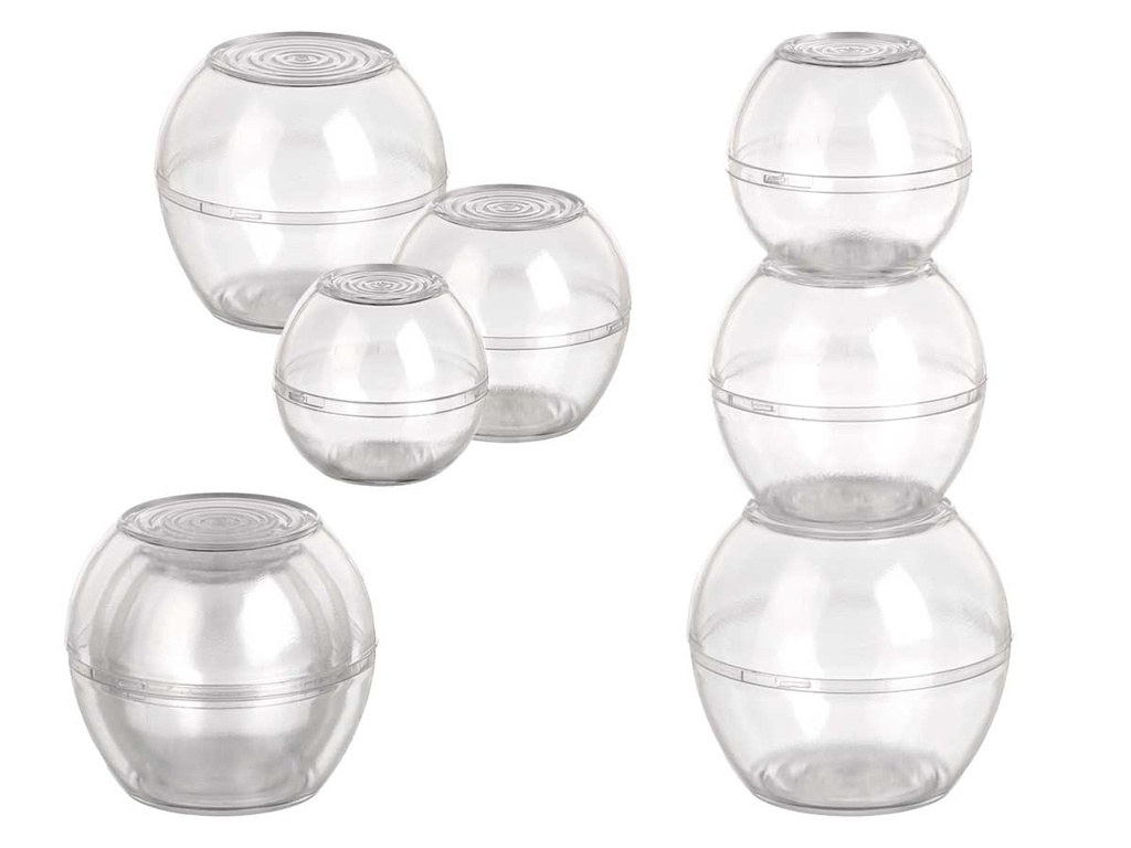 Recipientes esfera: Almacenamiento elegante y práctico para tu hogar