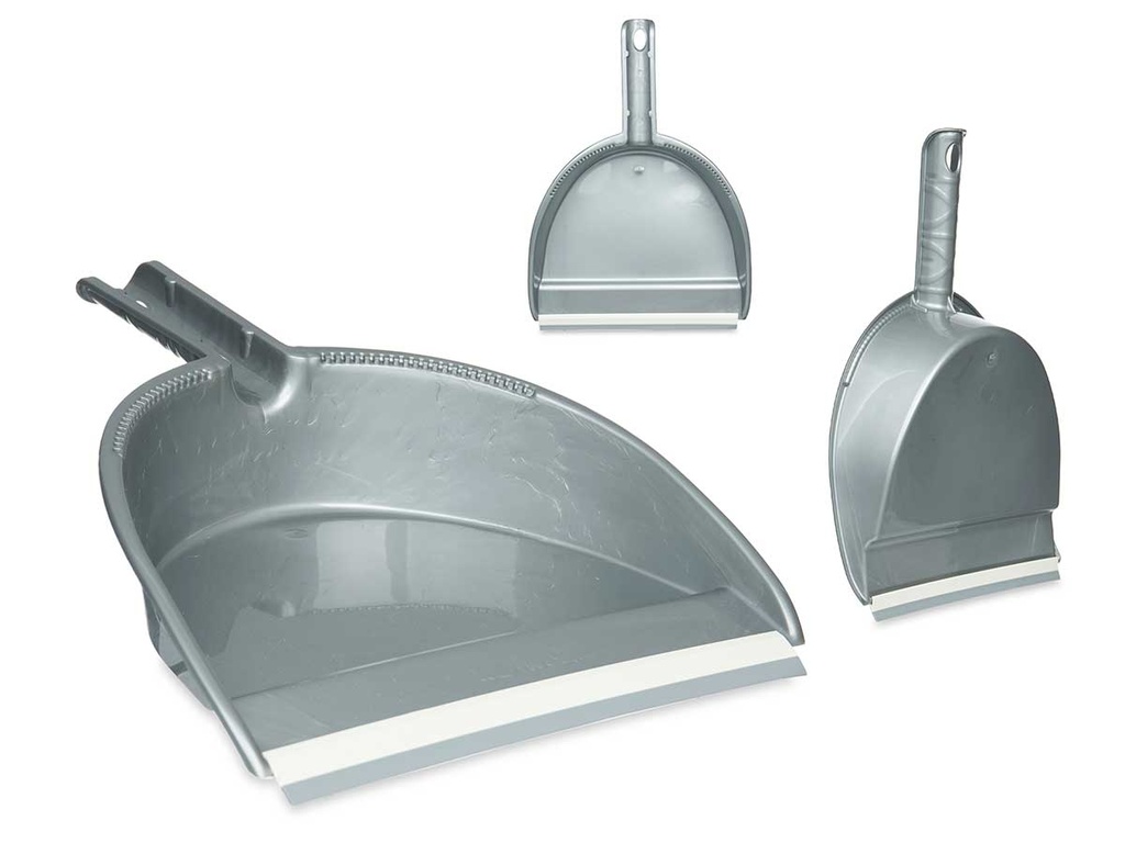 Recogedor de mano plata: limpieza fácil y elegante para tu hogar