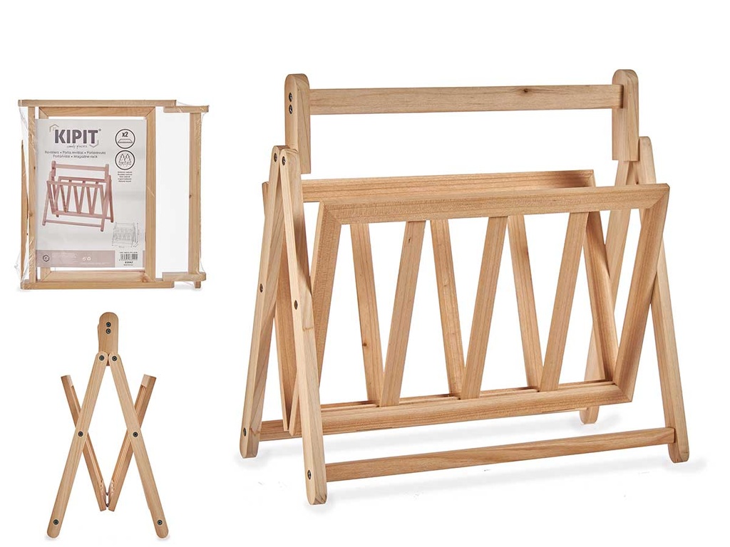 Revistero natural: Elegancia y organización para tu hogar