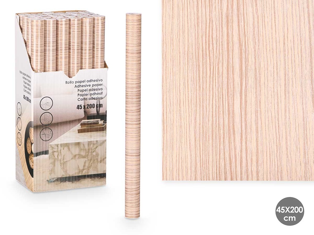 Rollo adhesivo madera clara: ideal para renovar tus espacios