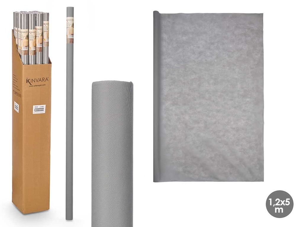 Rollo mantel TNT gris de alta calidad, ideal para tus eventos
