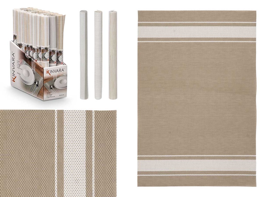 Salvamantel 30x45cm con Rayas Surtidas: Elegancia y Protección