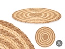 Salvamantel esparto bicolor 35cm: Elegancia y protección para tu mesa