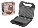 Sandwichera grill negra 750W: Sándwiches crujientes y deliciosos